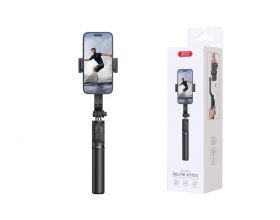 Монопод штатив для селфи XO SS13 Bluetooth Selfie Stick for Tripods (detachable phone clip, can be used as phone holder) 106CM Black