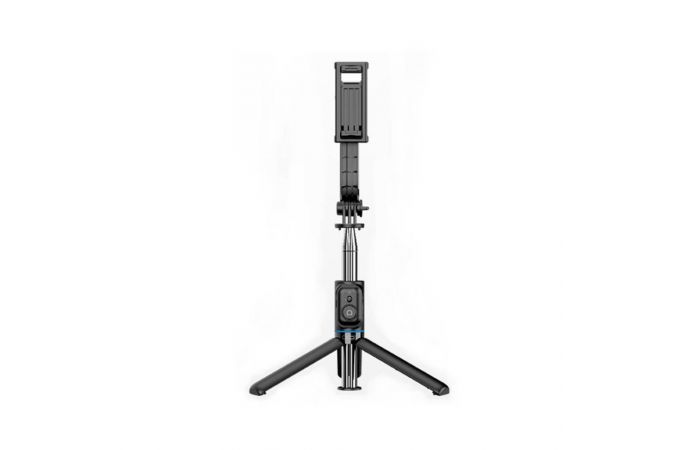 Монопод штатив для селфи XO SS13 Bluetooth Selfie Stick for Tripods (detachable phone clip, can be used as phone holder) 106CM Black