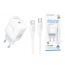 Сетевое зарядное устройство USB-C + кабель Type-C - Type-C BOROFONE BA99A Breeze single port PD20W (белый)