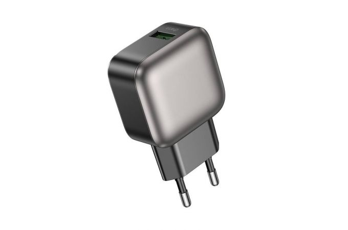 Сетевое зарядное устройство USB BOROFONE BAS52A Absolute single-port QC3.0 (черный)