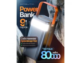 Универсальный дополнительный аккумулятор Power Bank Орбита OT-SMP01C (80000мАч)
