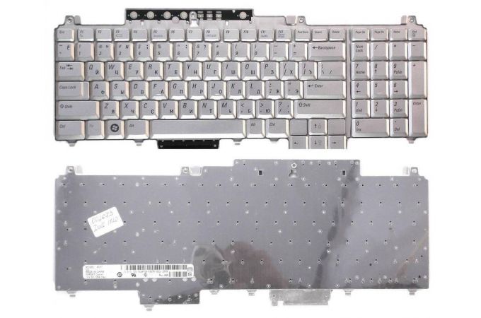 Клавиатура для ноутбука Dell Inspiron 1700 серебристая