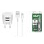 Сетевое зарядное устройство 2USB + кабель MicroUSB BOROFONE BA23A Brilliant 2400mAh (белый)