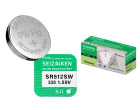 Батарейка литиевая Seizaiken SEIKO 335 SR512SW/10BOX Silver Oxide (цена за упаковку 10 шт)