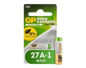 Батарейка алкалиновая 27А GP 27A/1BL (цена за блистер 1 шт)