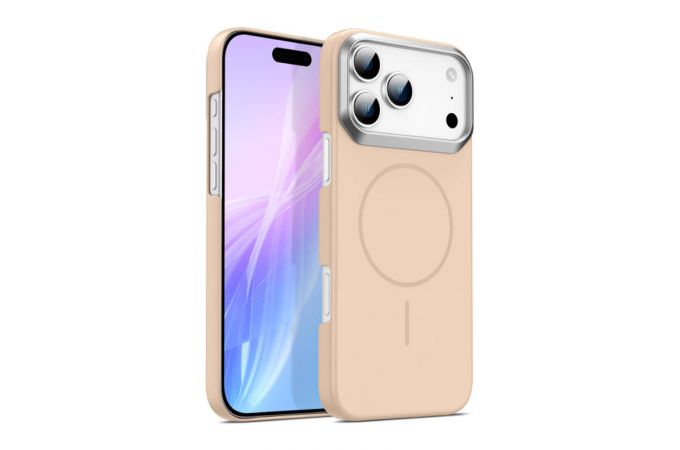 Чехол для iPhone 17 Pro Max (6,9) Soft Touch MagSafe (бежевый) YH Original design