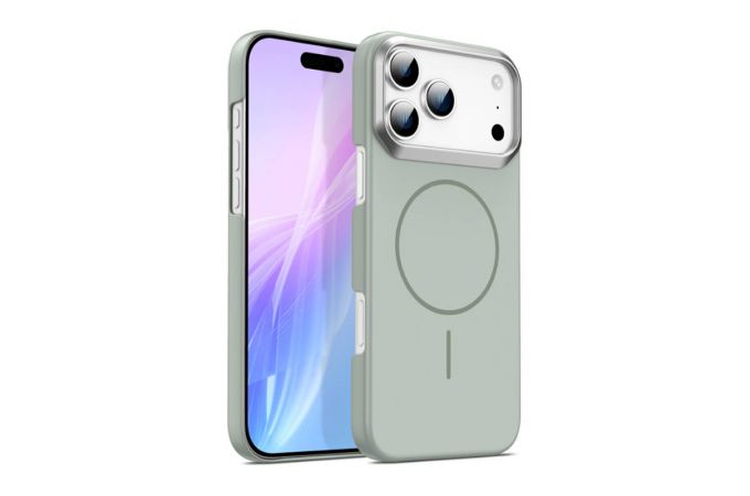 Чехол для iPhone 17 Pro Max (6,9) Soft Touch MagSafe (зеленый) YH Original design