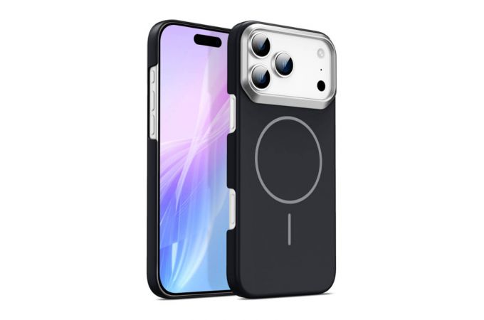 Чехол для iPhone 17 Pro Max (6,9) Soft Touch MagSafe (черный) YH Original design