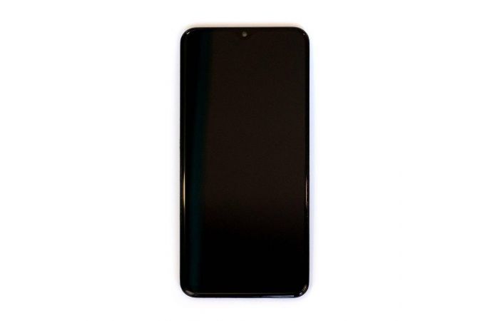 Дисплей для Samsung A207FN Galaxy A20s Black (черный) в сборе с тачскрином + рамка 100%