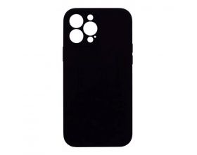 Чехол силиконовый для iPhone 15 Plus (6,7) тонкий (черный)