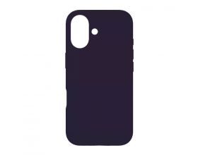 Чехол для iPhone 16 (6,1) Silicone Case Soft Touch (ягодно- фиолетовый)  77  закрытая камера