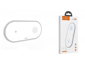 Беспроводное зарядное устройство 2 в 1 HOCO CW20 (белый)