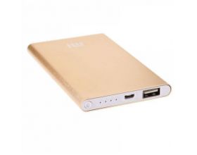 Универсальный дополнительный аккумулятор Power Bank MI 3 портативный (4800 mAh) (золотистый)