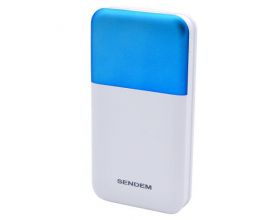 Универсальный дополнительный аккумулятор Power Bank SENDEM P68 (15600 mAh) (бело-синий)