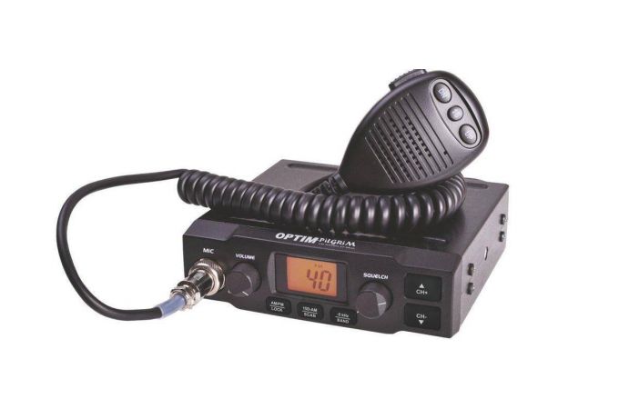Рация Optim Pilgrim New (версия 4) 40 каналов, 2 шумодава, 12-24v, черн.кн