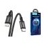 Кабель USB Type-C - Lightning HOCO X14 (черный) 2м (в оплетке)
