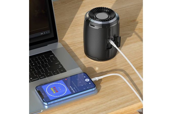 Кабель аудио HOCO UPA22 (штекер Lightning - вход AUX 3.5 mm (белый) 1м (силиконовый)