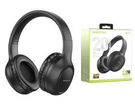 Наушники мониторные беспроводные BOROFONE BO19 Musiquel wireless headset Bluetooth (черный)