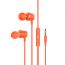 Наушники вакуумные проводные HOCO M107 Discoverer universal earphones with mic (белый)