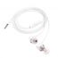 Наушники вакуумные проводные HOCO M107 Discoverer universal earphones with mic (белый)