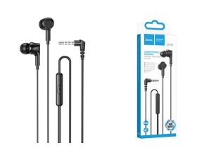 Наушники вакуумные проводные HOCO M102 Ingenious universal earphones with microphone (черный)