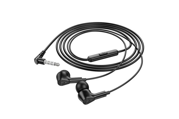 Наушники вакуумные проводные HOCO M102 Ingenious universal earphones with microphone (белый)