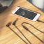 Наушники вакуумные проводные HOCO M107 Discoverer universal earphones with mic (оранжевый)