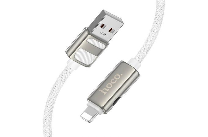 Кабель USB - Lightning HOCO U137 (белый)