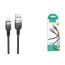 Кабель USB - MicroUSB HOCO X109 (черный) 2м силиконовый