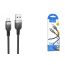 Кабель USB - MicroUSB HOCO X109 (черный) 3м силиконовый