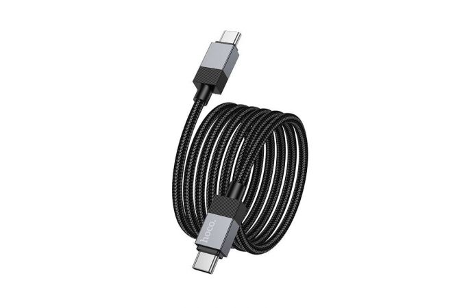 Кабель USB Type-C - USB Type-C HOCO X110 PD60W (золотой) 1м силиконовый