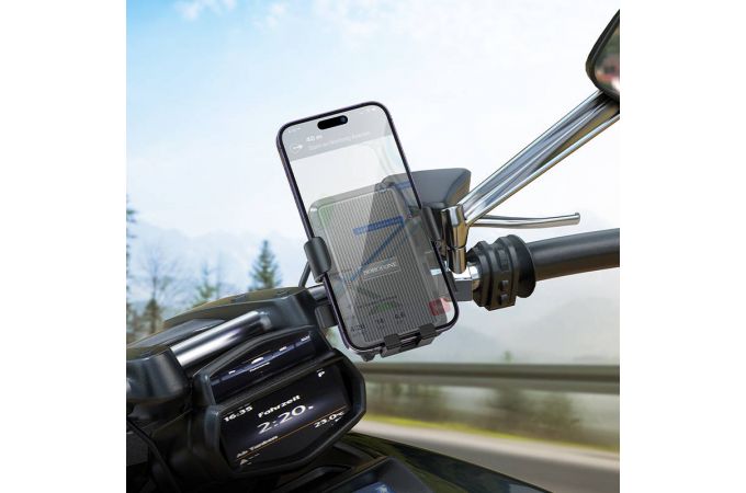 Держатель для мотоцикла и велосипеда BOROFONE BH137 Knight черный