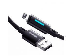 Кабель USB - Lightning BASEUS Lit fast charging 2.4A 1M cluster Black