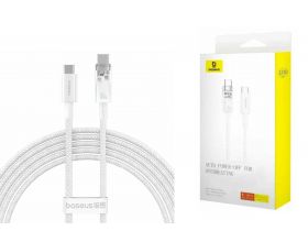 Кабель USB Type-C - USB Type-C BASEUS Explorer Series Fast Charging with Smart Temperature Control 100W 2m Stellar White