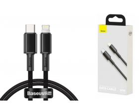 Кабель USB - Lightning BASEUS High Density Braided Fast Charging Data PD 20W 2m Black