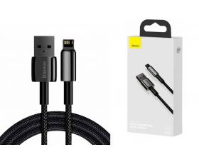 Кабель USB - Lightning BASEUS Tungsten Gold Fast Charging Data 2.4A 1m Black