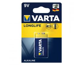 Батарейка алкалиновая VARTA 6LR61 крона/1BL LONGLIFE 4122