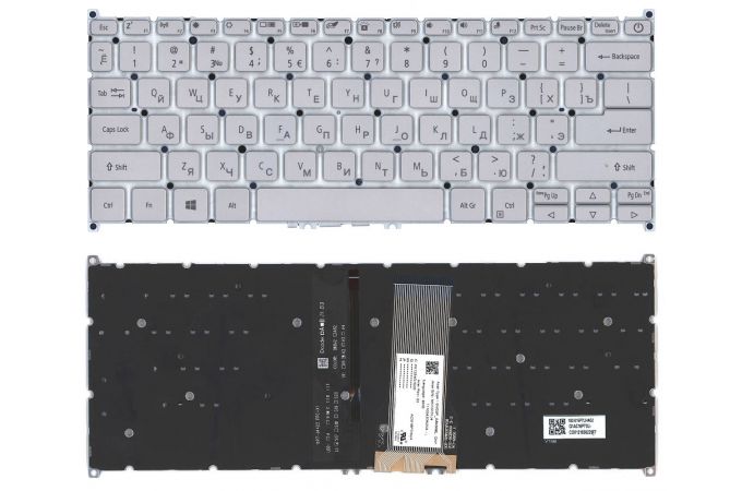 Клавиатура для ноутбука Acer Swift 3 SF314-54 белая
