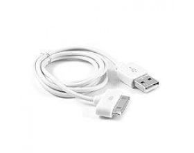 Кабель USB - Lightning 30-Pin (iPhone 4) без упаковки (белый) 1м