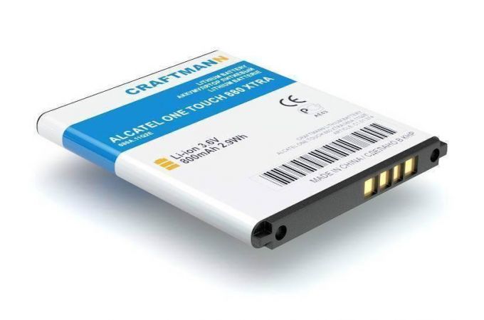Аккумулятор Alcatel One Touch 880 Li-on/800 mAh CRAFTMANN