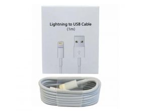 Кабель USB - Lightning cable (белый) 1м