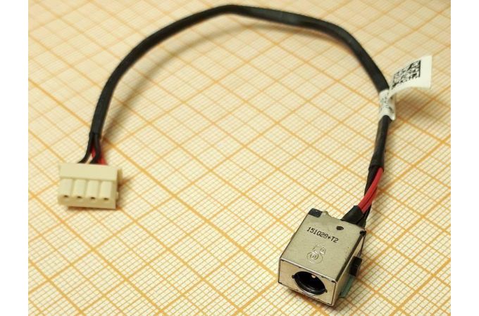 Разъем питания для ноутбука Acer Aspire E5-522 с кабелем 16см