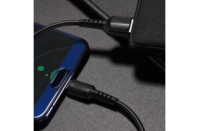 Кабель USB - USB Type-C BOROFONE BX16, 2A (черный) 1м