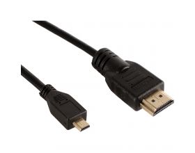 Кабель HDMI Micro-HDMI 1.5м Орбита OT-AVW14 (v2.0, пакет)