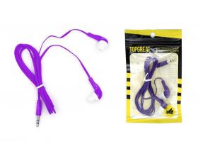 Наушники вакуумные проводные TOPGREAT (фиолетовый)