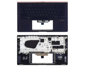 Клавиатура для ноутбука Asus ZenBook 14 UX434 топ-панель синяя