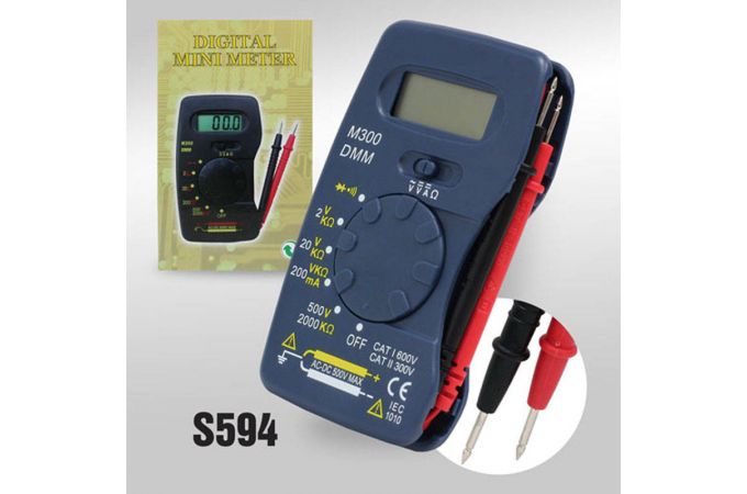Мультиметр цифровой мини M300