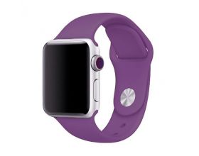 Ремешок силиконовый для Apple Watch 42-44 мм цвет лиловый (размер ML)