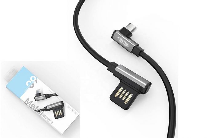 Кабель USB - MicroUSB EZRA DC09, 2.1A (черный) 1.2м