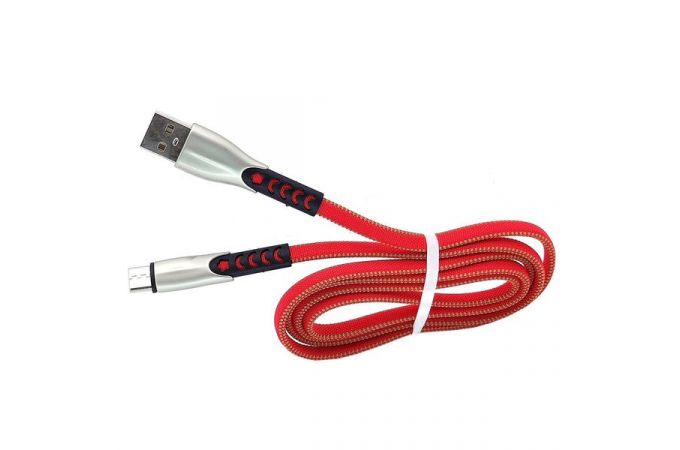 Кабель USB - MicroUSB Орбита OT-SMM46 2.4A (красный) 1м